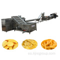 Línea de procesamiento de chips de patatas fritas de 100 kg/h